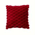 Christmas Red Taffeta Turtle Back Throw Pillow Covers Decor, Home Decor, Room Decor White Pillowcase for sofa 45x45CM.