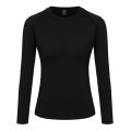 Women's Compression Shirt Athletic Yoga Running Long Sleeve T-Shirt Spring Fall Gym Workout Stretchy Baselayers Rash Guard Tops.