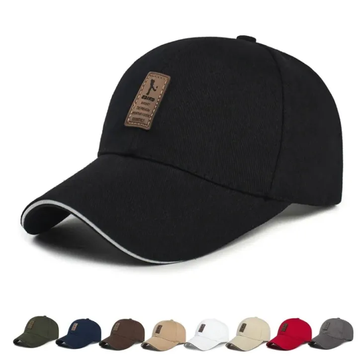 Summer%20Women%20Men%20Structured%20Baseball%20Cap%20Solid%20Cotton%20Adjustable%20Snapback%20Sunhat%20Outdoor%20Sports%20Hip%20Hop%20Baseball%20Hat%20Casquette%20-%20Image%202