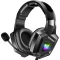 ONIKUMA K8 Wired Gaming Headphones with Flexible HD Mic RGB Lighting Effect Over-Ear Wired Headset Gamer for PC Gaming Xbox. 