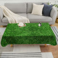 VIKAMA Artificial Grass Tablecloth Waterproof Grass Design Picnic Party Garden Coffee Table Dining Table Home Decor. 