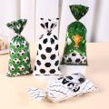 25/50pcs Soccer Theme Candy Wrapping Bags Football Gift Bag Cookie Bag Fans Party Favor Bags for Boys Birthday Party Decor.