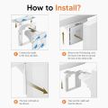 Magnetic Cabinet Lock Child Safety Locks with Screws Installation Invisible Drawer Door Lock for Baby Proofing Cabinets Cupboard.