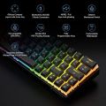 Tezarre TK63 Pro Wireless Keyboard Bluetooth/2.4G/USB Wired 60% Mechanical Gaming Keyboard RGB Backlit Hot-Swappable. 