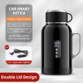 Car Mounted Kettle 2025 New 12V24V Universal Heating And Insulation Integrated Car Essential Stainless Steel 304 Electric Kettle. 