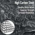 FishTrip 50-200pcs Drop Shot Hooks for Bass Fishing High Carbon Steel Wacky Hook Crank Worm Barbed Hook Fishing Accessories. 