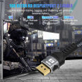 16K DP 2.1 8K@120Hz 4K@240Hz 80Gbps Video Audio Displayport Cable Display Port  Adapter for PS5 RTX 3080 Laptop PC TV. 