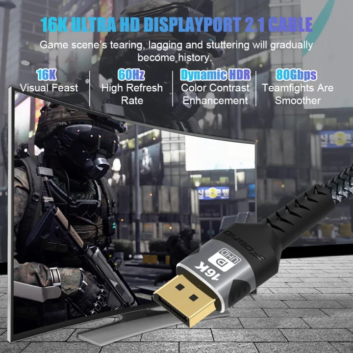 16K%20DP%202.1%208K@120Hz%204K@240Hz%2080Gbps%20Video%20Audio%20Displayport%20Cable%20Display%20Port%20%20Adapter%20for%20PS5%20RTX%203080%20Laptop%20PC%20TV%20-%20Image%203