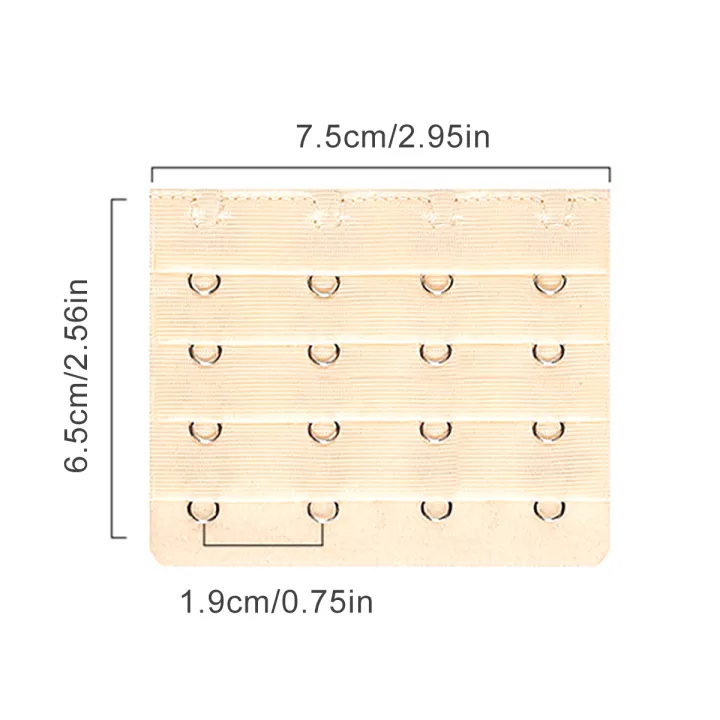 3pcs%204%20rows%204%20hooks%20Female%20Lingerie%20Bra%20Extenders%20Strap%20Lengthen%20Bra%20Extension%20Women's%20Underwear%20Intimates%20Bra%20Accessoires%20-%20Image%202