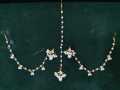 Indian bahubali tikli earrings for women.