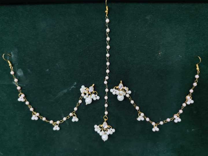 Indian bahubali tikli earrings for women
