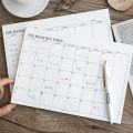Weekly Planner Monthly Undated Agenda Notebook Schedules Study Planner Korean Stationery Office School Supplies. 