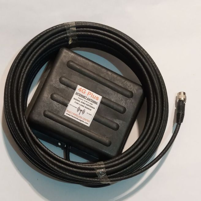 4g Anteena for all devices 60ft wire + Ts9 quality connector for ptcl charji, ufone blaze, zong , jazz, telenor, tplink router, dlink router
