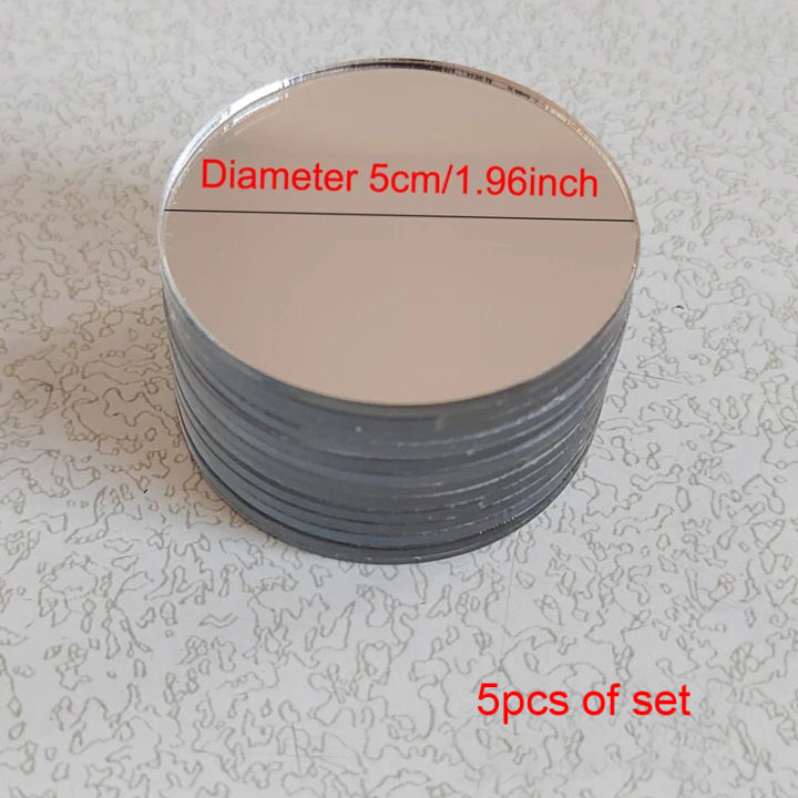 5Pcs%20Diy%20Mobile%20Phone%20Case%20Self-Adhesive%20Lens%20Sticker%20Portable%20Makeup%202mm%20Round%20Mirror%20Sticker%20Mirror%20Decal%20For%20Smartphone%20-%20Image%206