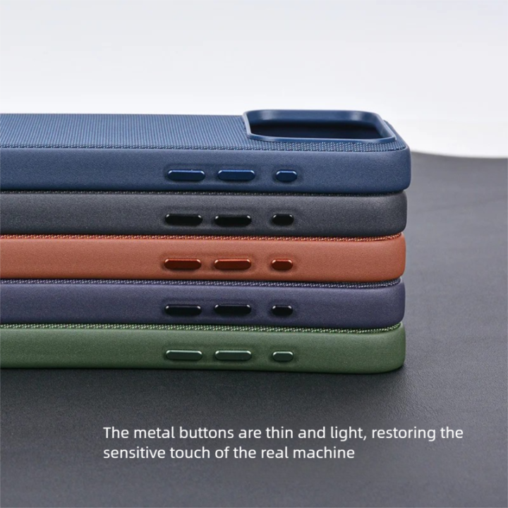 Technical%20Woven%20Fabric%20Magnetic%20Case%20For%20iPhone%2017%20Pro%20Max%20Premium%20Cover%20With%20AI%20Camera%20Shutte%20Button%20Pop%20Up%20Animation%20-%20Image%204