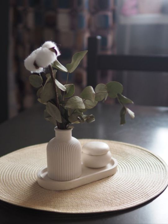 3%20Pc%20Trendy%20Decorative%20Trinket%20Set%20Vase/%20tray/pebble%20candle%20-%20Image%203