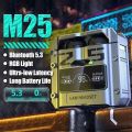 M25 Original Bluetooth 5.3 TWS Wireless Headphones LED Display Stereo Touch Control Noise Reduction Earbuds.