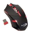 Techno Amazon UK Wireless Gaming Mouse USB Cordless with Red LED Backlit, Ergonomic Gamer Laptop Mouse with 7 Silent Buttons, 5 Adjustable DPI Plug & Play. 
