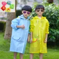🌈My Lifes🌈Must have in the rainy season-cartoon Poncho Hooded Children's raincoat suitable for 90-130 m.. 