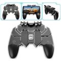 AK66 Mobile Game Controller Trigger Six Finger All-in-one Joystick Gamepad for PUBG. 