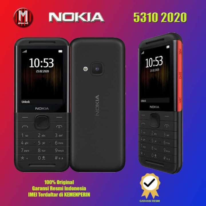 Original%20Nokia%205310%20MP3%20FM%20GSM%202G%20Dual%20Sim%202.4"Mobile%20phone%201year%20warranty%20-white/Back%20-%20Image%203