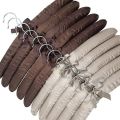 5 Pcs Satin Padded Clothes Hanger Silk Wrapped Coat Jacket Rack Shop Display Hanger. 