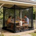 Camping Net White Mesh Portable Square Foldable Mosquito Control Mosquito Net Lightweight Outdoor Camping Tent Sleeping Summer. 
