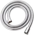 Shower Hose 1.5 Stainless Steel Plumbing Flexible Bathroom Bath Shower Tube Head Silicone Hose (Size : 150CM). 
