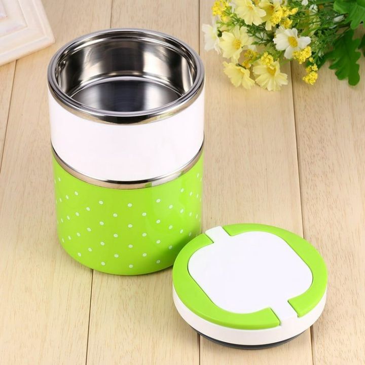 2 Layer Stainless Steel Insulated Lunch Box