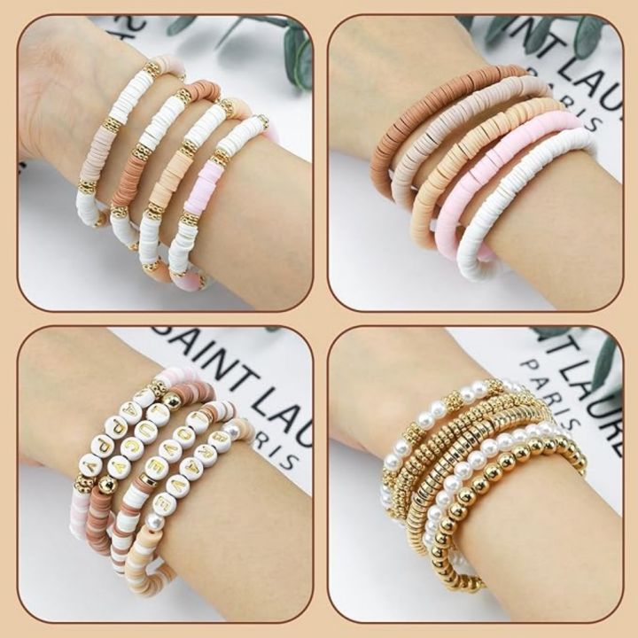Clay%20Bead%20Bracelet%20Kit,%202370Pcs%20Flat%20Polymer%20Clay%20Heishi%20Beads%20Bracelet%20Making%20Kit%20for%20Girls%20Adults,%20DIY%20Friendship%20Bracelet%20Kit%20-%20Image%204