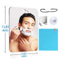Big Size Acrylic Mirror for Bathroom Shower Unbreakable Fogless Fog Free Travel Size Washroom Accessory Shaving Mirror.