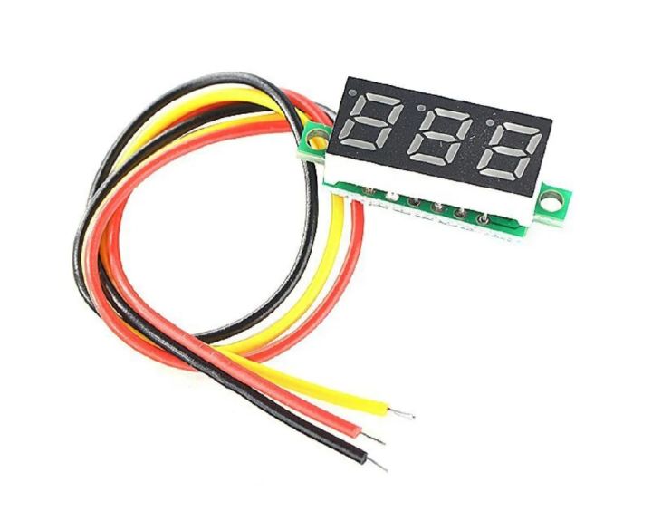 LED Display Mini 0.36 inch DC 0-100V Digital Voltmeter 100V Volt Panel ...