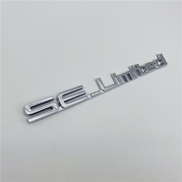 100%Original Car Exterior Sticker For Toyota Sienna Corolla SE limited Rear Tail Emblem Trunk logo Symbol S-E_limited