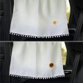 Universal Suction Cup Curtain Flower Car Window Sunshade Cover Cartoon Side Window Sunshade Uv Protection For Kid Baby Children.