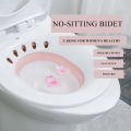 Woman Folding Toilet Bidet Postpartum Bath Toilet Seat Self Cleaning Hip Irrigator Perineum Soaking Bathtub Hemorrhoid Treatment. 