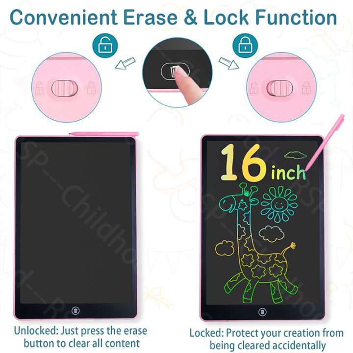 16%20Inch%20Big%20LCD%20Drawing%20Board%20Writing%20Tablet%20Digit%20Magic%20Blackboard%20Art%20Tools%20Painting%20Learning%20&%20Education%20Toys%20for%20Kids%20%20-%20Image%204