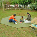 4x4 Waterproof Camping Groundsheet Large Picnic Mat 3x3 Tent Ground Sheet Octagonal Footprint Hexagonal Big Ground Cloth.