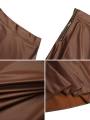 ZANZEA Women's PU Leather Maxi Skirt 2025 Autumn Elegant OL Long Saias Fashion Solid Mujer Faldas Casual High Waist Zipper Jupe. 