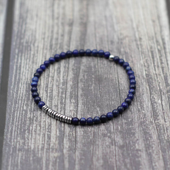 New%204mm%20Stone%20Bracelet%20Men%20Natural%20Volcanic%20Rock%20Tiger%20Eye%20Braslet%20Beaded%20Silver%20Color%20Hematite%20Elastic%20Braclet%20Pulsera%20Hombre%20-%20Image%207