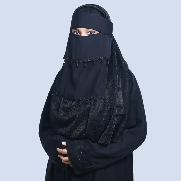 Stylish%20Double%20Layer%20Niqab%20with%20Sequins%20&%20Beads%20%7C%20Adjustable%20Elastic%20%7C%20Trendy,%20Comfortable,%20Easy-to-Wear%20Design%20for%20Women%20-%20Image%204