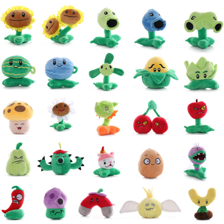 1pcs Plants vs Zombies Plush Toys 13-20cm PVZ Plants Peashooter SunFlower Plush Stuffed Toys Soft Toy for Children Kids