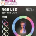 MJ36 RGB LED RING LIIGHT 36CM WITH TRIPOD STAND MULTICOLOR. 
