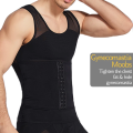 Mens Body Shaper Compression Vest Abdomen Shapewear Tummy Slimming Sheath Gynecomastia Shapers Corset Waist Trainer Fajas Tops.