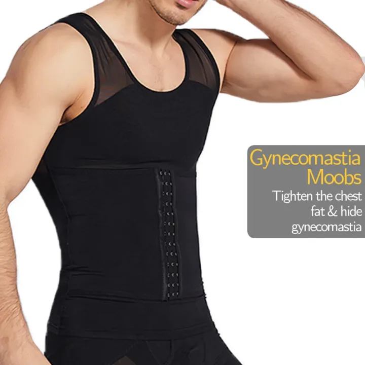 Mens%20Body%20Shaper%20Compression%20Vest%20Abdomen%20Shapewear%20Tummy%20Slimming%20Sheath%20Gynecomastia%20Shapers%20Corset%20Waist%20Trainer%20Fajas%20Tops%20-%20Image%202