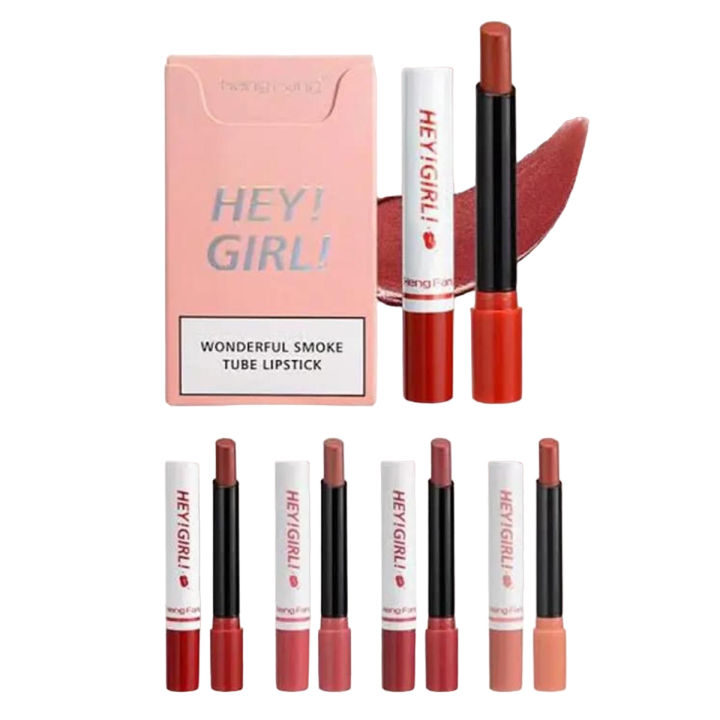 Heng Fang 4 Pcs Hey Girl Wonder Tube Lipstick Set 9103