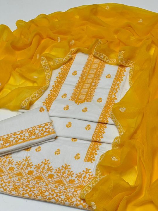 3%20Piece%20Mid%20Season%20Cotton%20Suit%20for%20Women%20%7C%20Cross%20Stitch%20Gala%20Daman%20Embroidered%20Shirt%20%7C%20Chiffon%20Embroidered%20Dupatta%20&%20Trouser%20%7C%20Ladies%20Pakistani%20Dress%20-%20Image%206