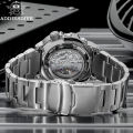 ADDIESDIVE luxury men's skeleton automatic watch sapphire glass BGW9 luminous diver's watch 200m men analog mechanical watches. 