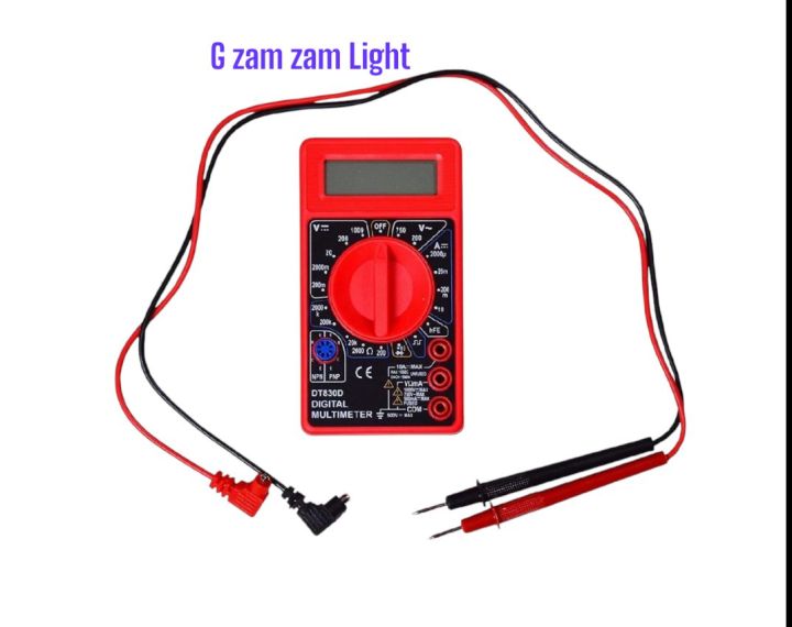 Multimeter Dter DT-830D Digital Multimeter Tester Ammeter Voltmeter A C DC Ammeter ...