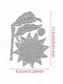 Sunflower Flowers Cutting Dies for Scrapbooking Die Cuts Stencils Template Dies for Card Making Embossing Paper Craft DIY. 