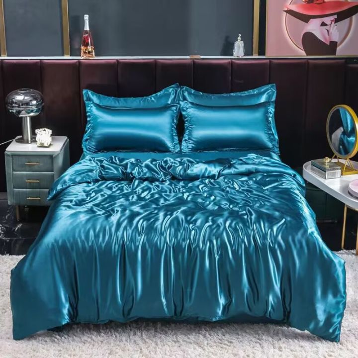 100%25%20Mulberry%20Silk%20King%20Bedding%20Sets%20Duvet%20Cover%20with%20Pillowcase%20Comfortable%20Bed%20Sets%20Linen%20Sheet%20Silky%20Bed%20Cover%20Sets%20-%20Image%207